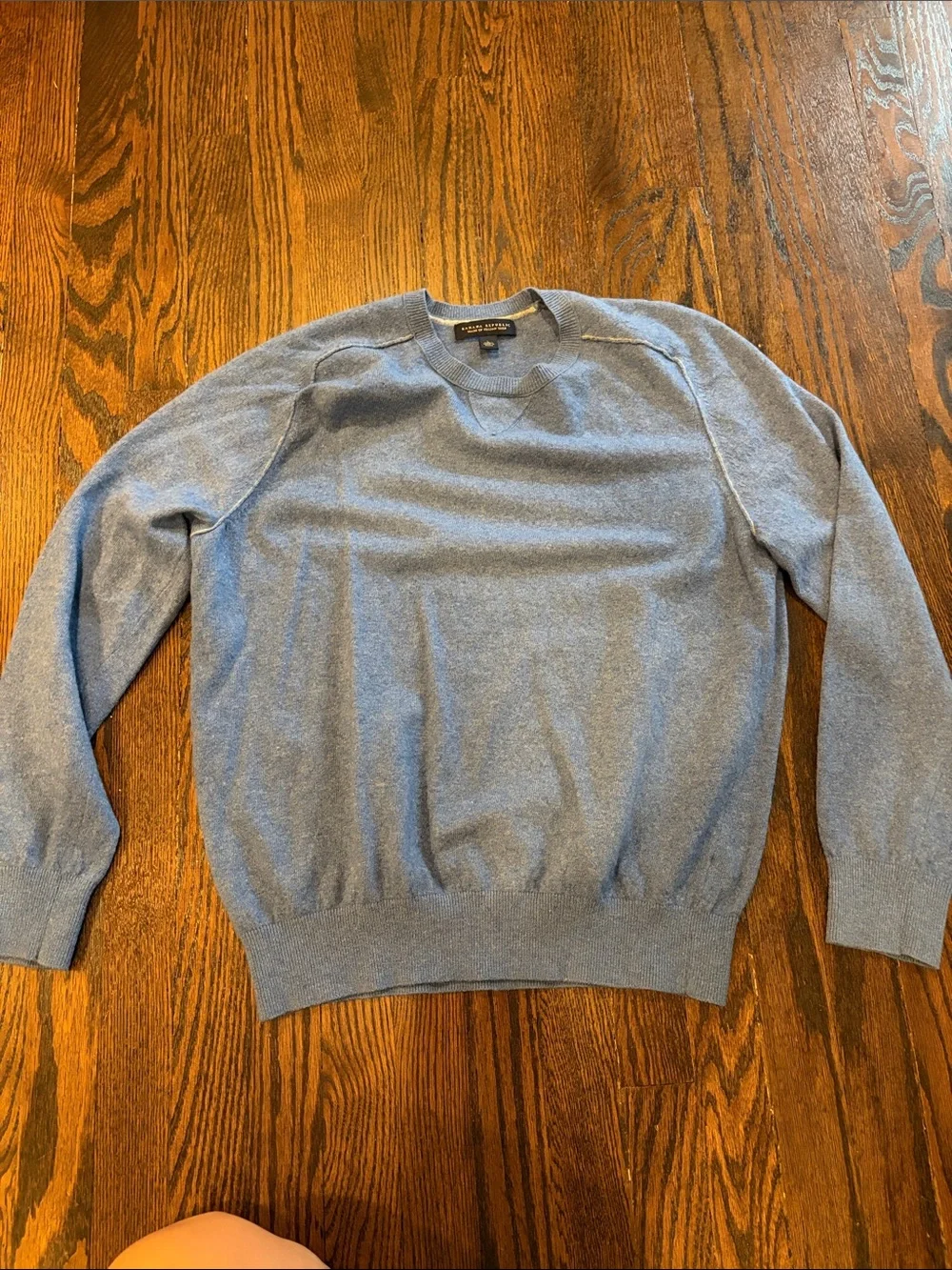 Banana Republic Men's Crewneck Sweater in Light Blue Heather